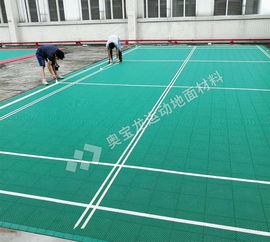 【羽毛球場懸浮式拼裝地板羽毛球塑膠快速拼裝式運動地板生產工廠價格】-